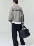 Embroidered Merino Crewneck Sweater