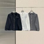 New Essentials nylon Sunscreen clothing Reflective Letter breathable Quick drying Loose Zipper Jacket Unisex Hip Hop Thin Coat